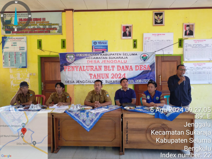 PENYALURAN BLT DD DESA JENGGALU TAHAP 8 BULAN AGUSTUS TAHUN 2024 